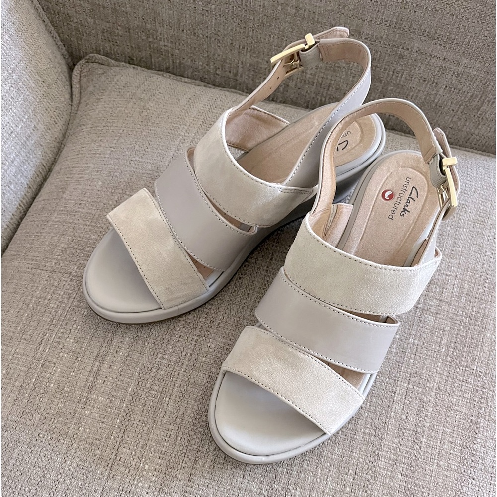 Clark’s wedge sandals